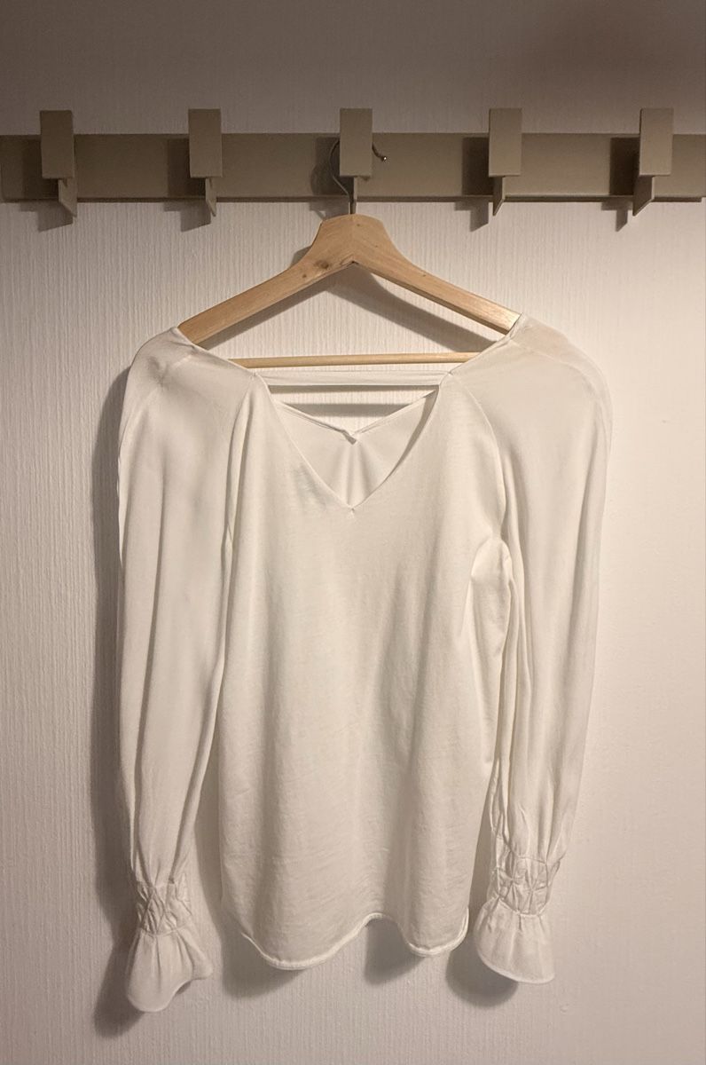 Massimo Dutti Blusen: Blouse blanche Massimo Dutti S – Gebraucht aus Monnaz von MDVintage 2