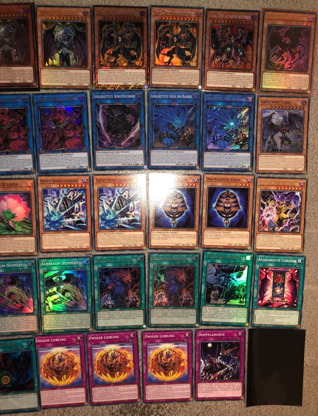 Yugioh Carte collezionabili: YuGiOh Yubel / Losgekettet Deck – Usato da Altstätten SG venduto da ChangeMaker 2