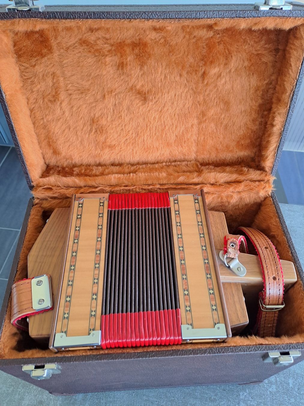 Musikinstrumente: Schwyzerörgeli mit Koffer – Gebraucht aus Oberrohrdorf von Trebla 4