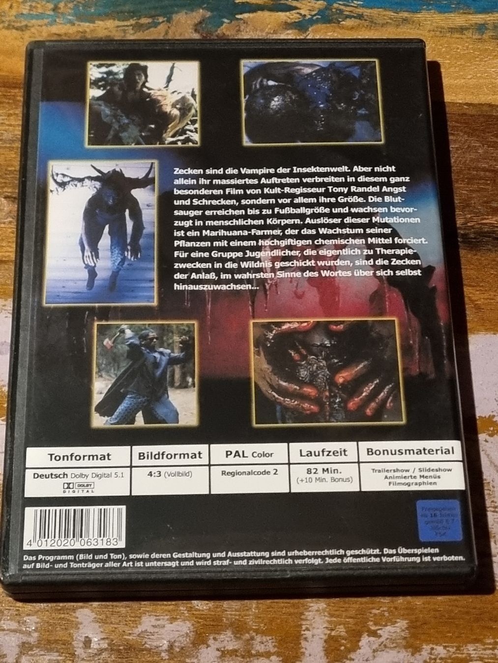 Alle DVDs: C2 Killerinsect, DVD Horror Zecken RAR – Gebraucht aus Winterthur von Belzarek 1