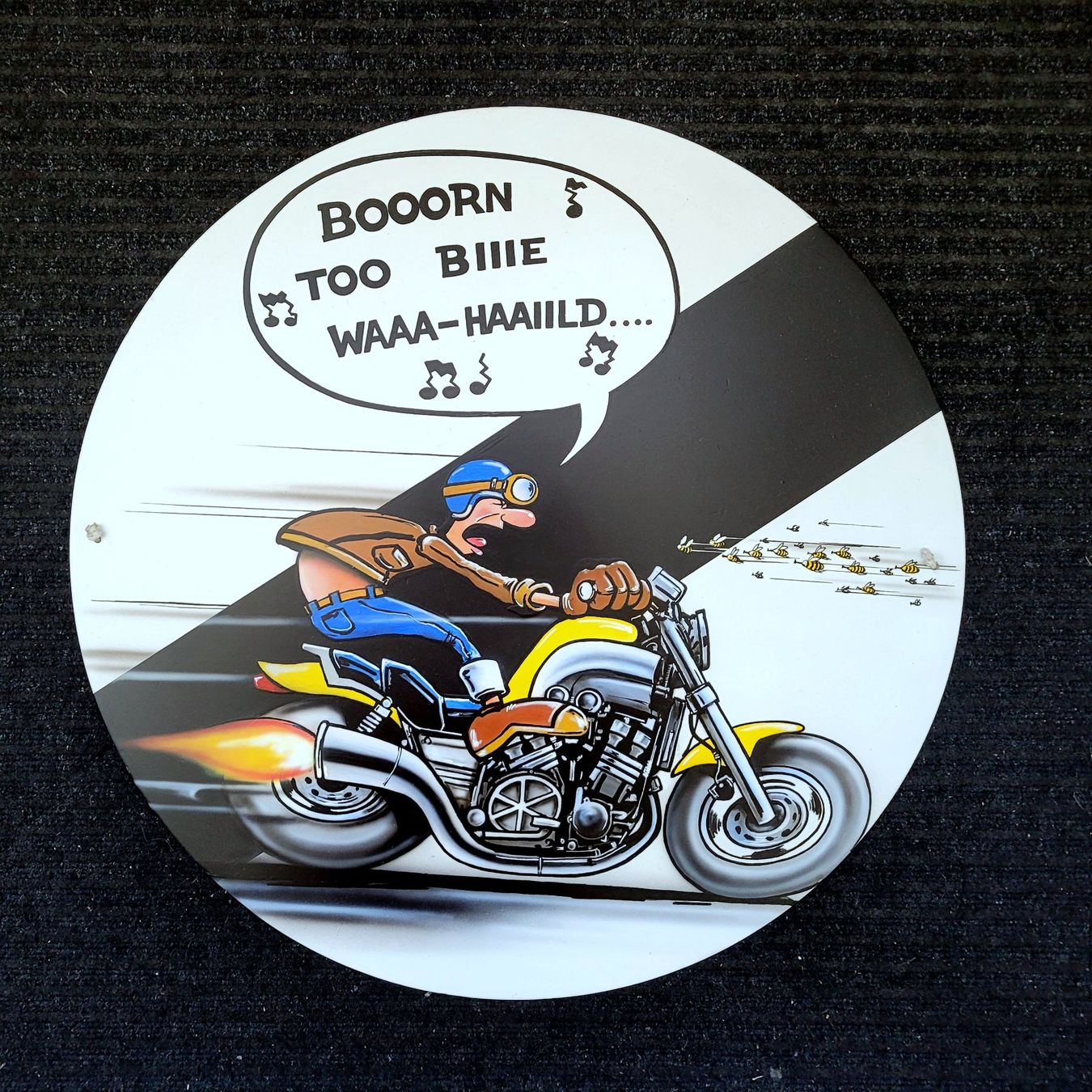 Insegne: Verkehrsschild mit Comic-Motiv – Usato da Reinach AG venduto da airbrusher01