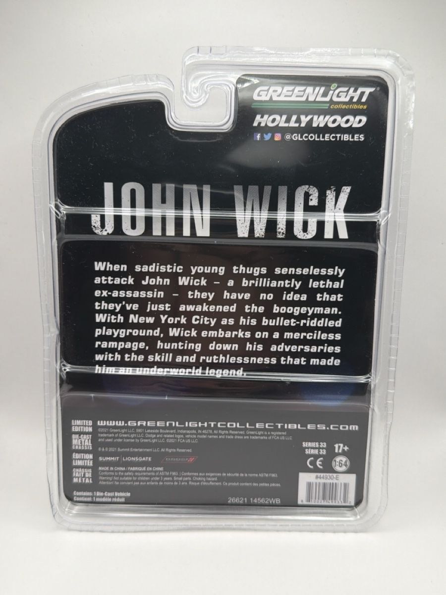 Greenlight Modellini d'auto: John Wick 1968 Dodge Charger RT Greenlight – Nuovo (secondo la descrizione) da Guntershausen venduto da Firewheels 4