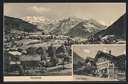 Hondrich, Hotel Altels, Ortsanicht mit A