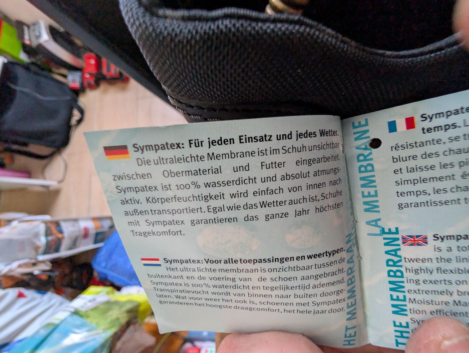 Chaussures hommes: Schuhe Sympatex Grösse 42 – Neuf (Voir description) à Bern par berneroberlaenderin 3