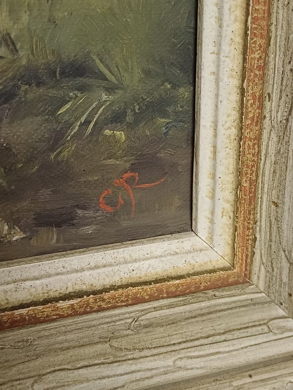 Gemälde: Ölgemälde auf Leinwand, signiert Charles Robert? – Gebraucht aus Bern von Yunkom 3