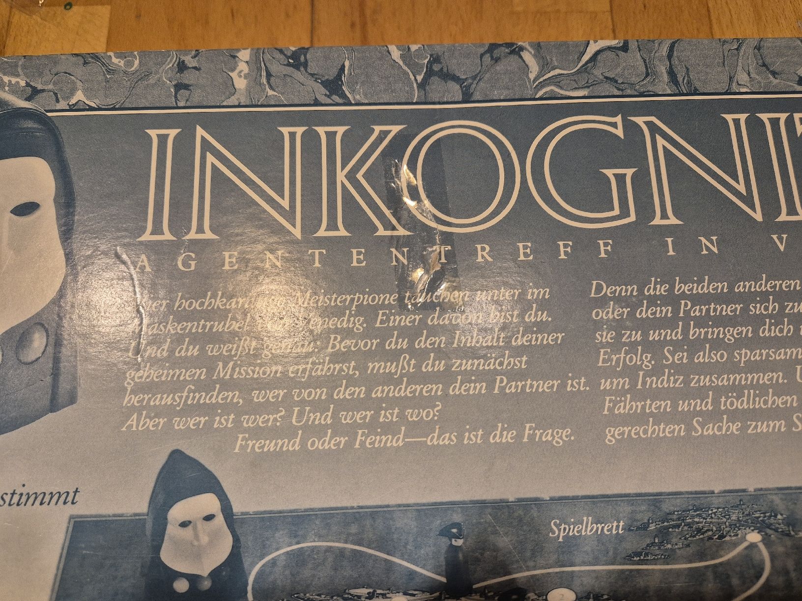 Giochi: Inkogito - Agententreff in Venedig, MB Spiel – Usato da Ettiswil venduto da beekeper13 2