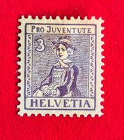 PRO JUVENTUTE 7 TRACHT WALLISERIN 1917* UNGESTEMPELT