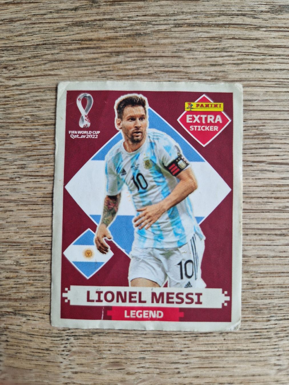 Panini Sammelbilder & Trading cards: Panini Extra Sticker Lionel Messi WM 2022  – Gebraucht aus Schindellegi von COIFFY