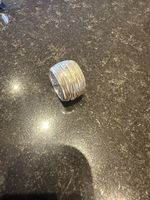 Massiver Statement Ring, 925er Silber, Neu!
