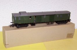 Buco H0 # 55/41: Gepäckwagen, 4achsig, SBB DRG, um 1955, rar