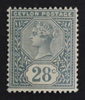 Briefmarke Ceylon 1886 Queen Victoria ungebraucht