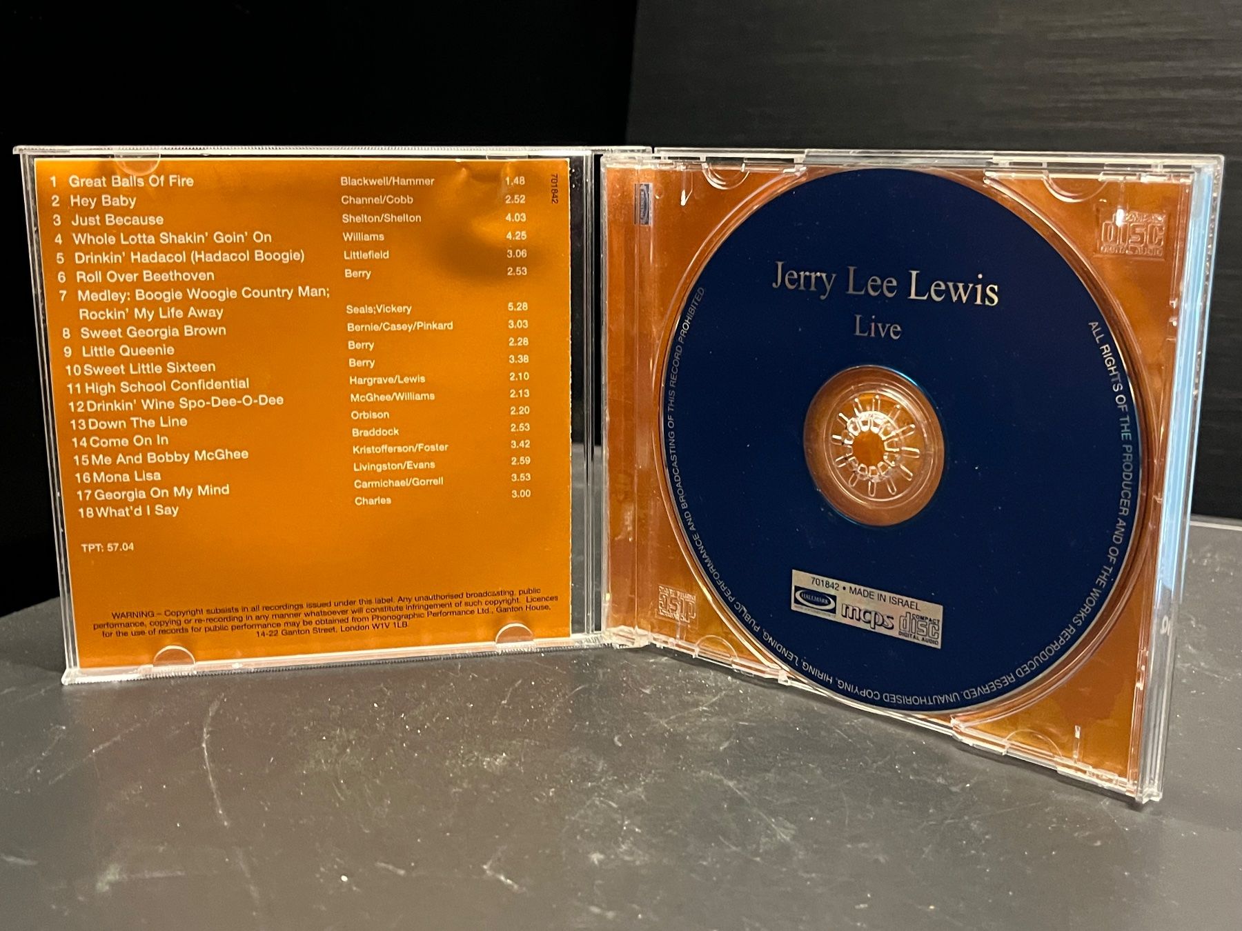 CD: Jerry Lewis - Live - SRA02B – Nuovo (secondo la descrizione) da Küsnacht ZH venduto da Internetradio 2