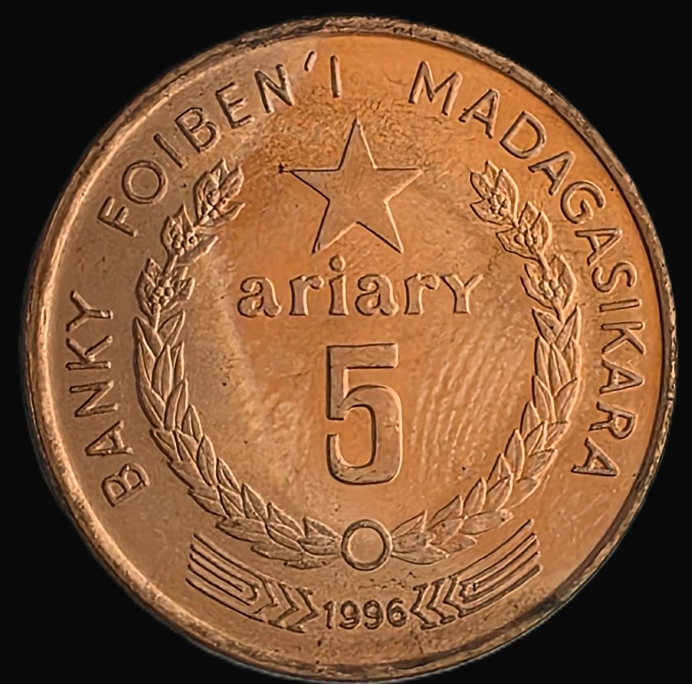Tutti le monete: MADAGASCAR 5 ARIARY 1996 – Usato da winterthur venduto da CoinPassion 1