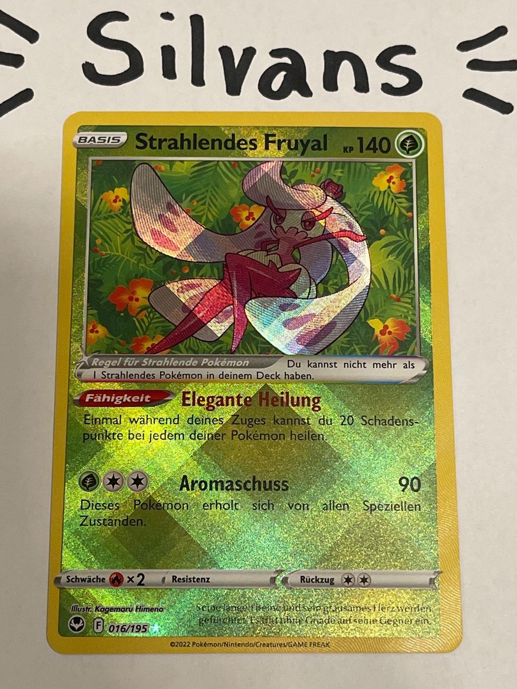 Pokémon Carte collezionabili: Strahlendes Fruyal Silberne Sturmwinde Silver Tempest DE – Nuovo (secondo la descrizione) da Wil SG venduto da Silvans