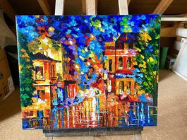 Ölgemälde Dark City - Leonid Afremov