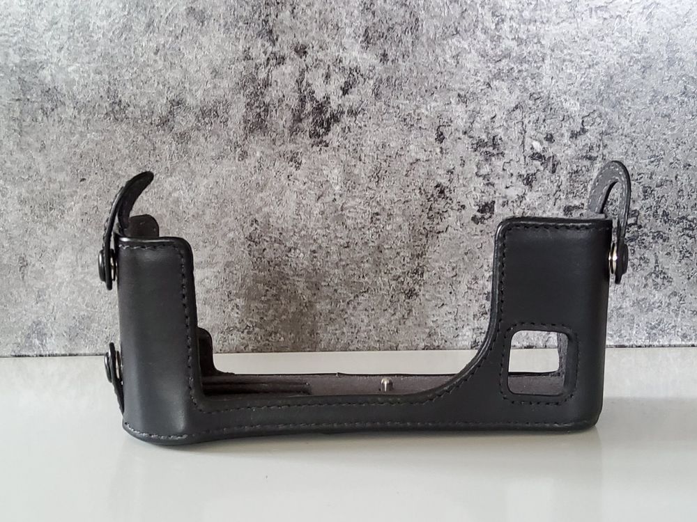 Étui Demi-Corps En Cuir SMALLRIG Pour Fujifilm X-E5 – Vintage, Avec Bandoulière, Protection Complète