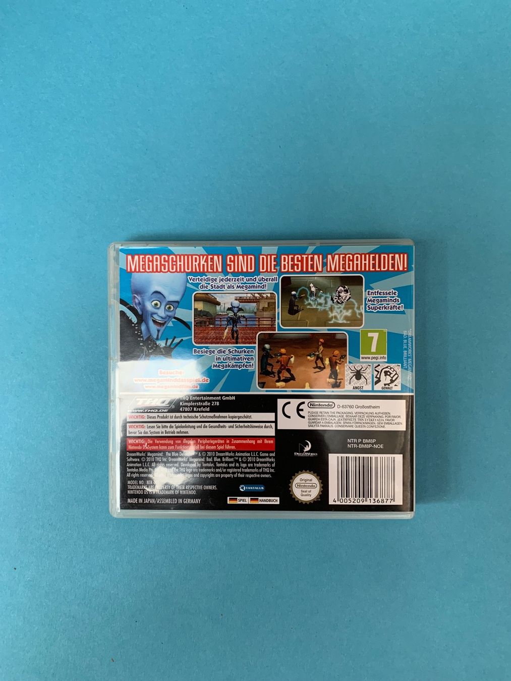Nintendo Giochi: DS / Megamind: Der blaue Retter – Usato da Kölliken venduto da sergesellsretro 1