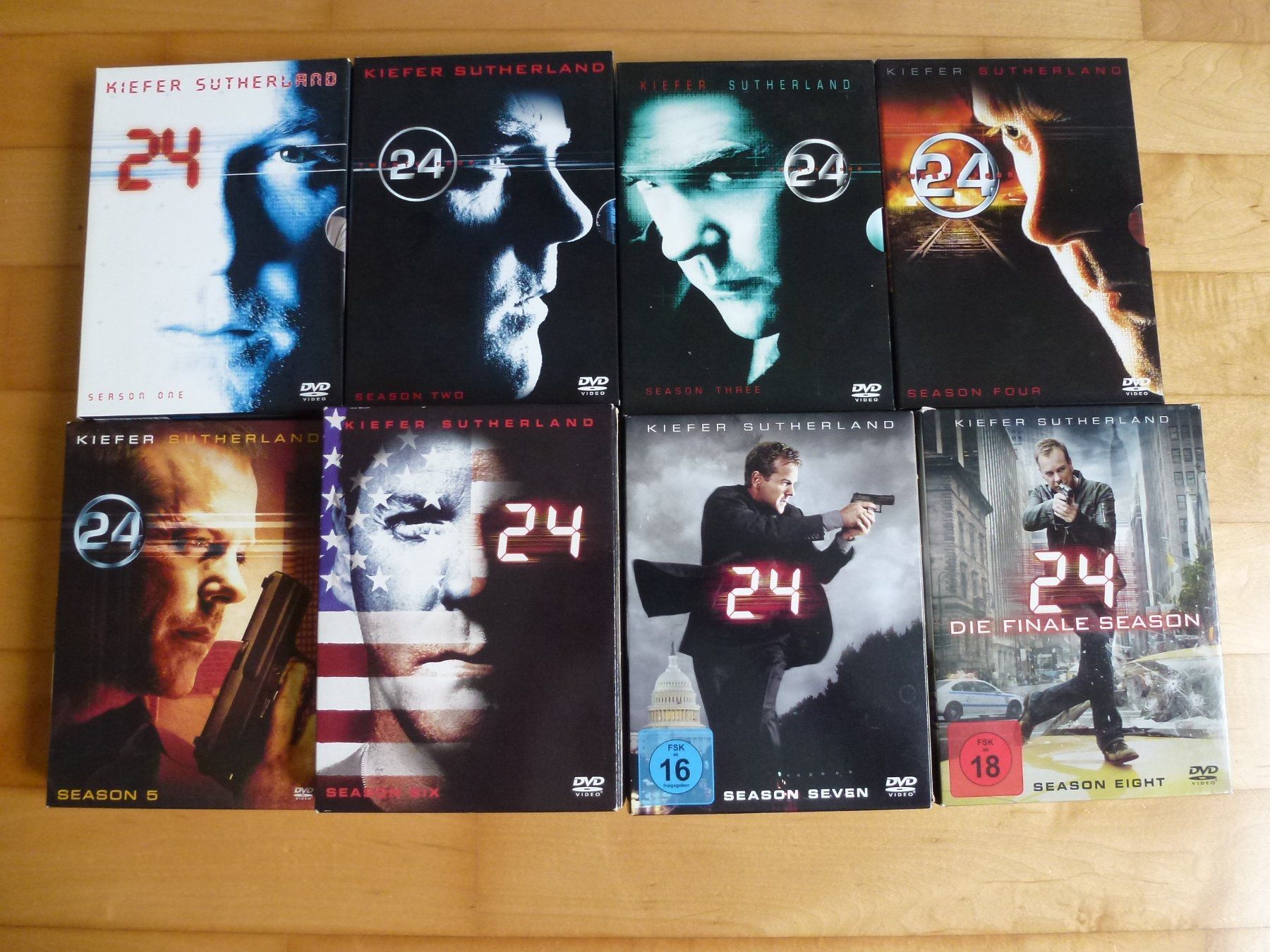 Alle DVDs: 24 - Staffel 1-8 (DVD) – Gebraucht aus Bern von Frebo