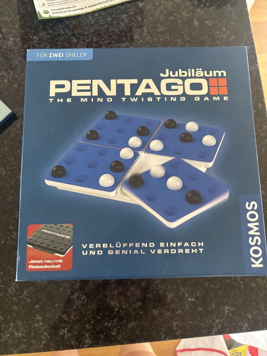 Giochi: Jubiläums Pentago mit Reisedeckel – Usato da Grosswangen venduto da Sunnyday35