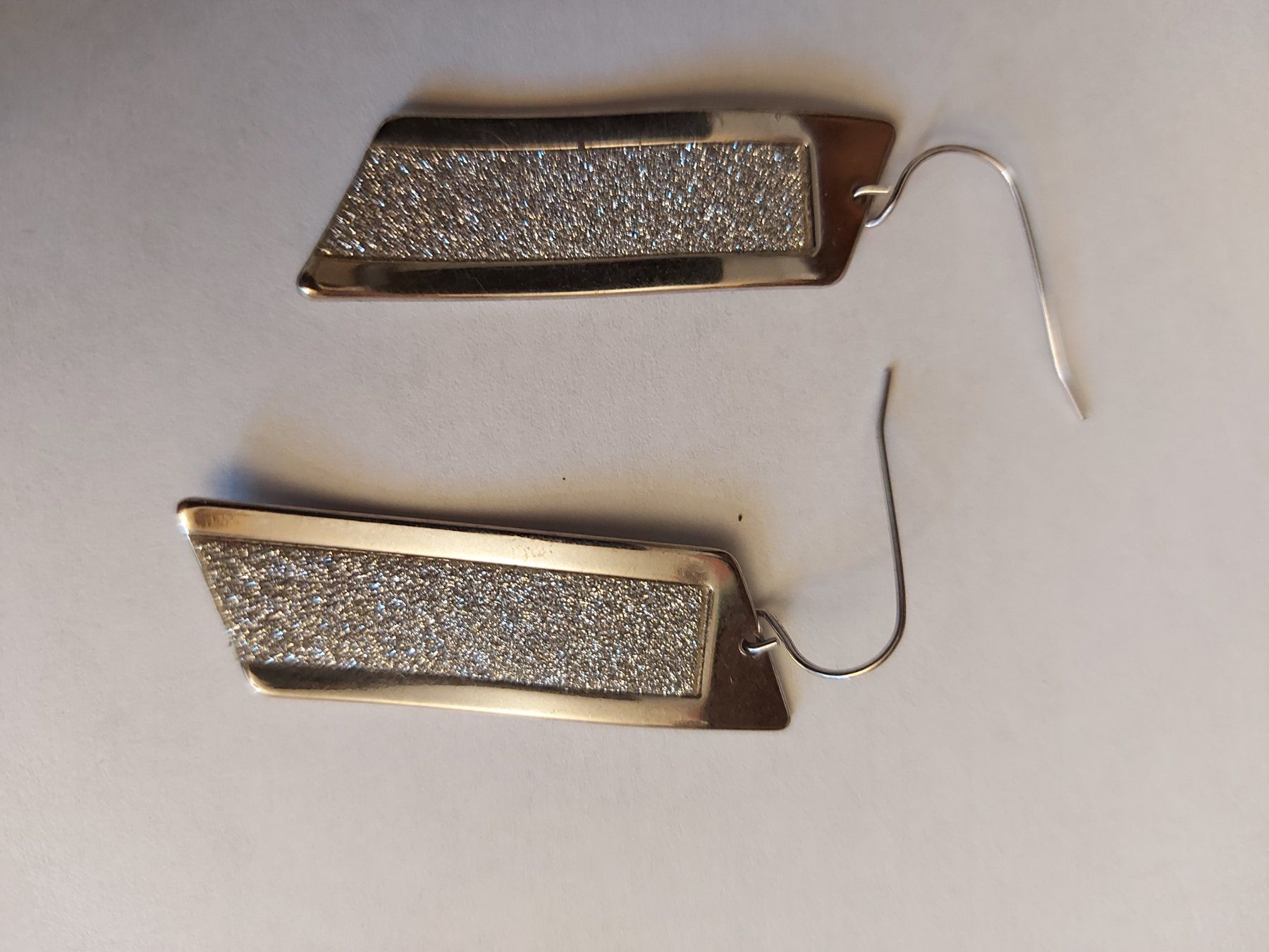 Boucles d'oreille: Ohrhänger Silber Damenmodeschmuck geometrisch glänzend – D'occasion à St. Gallen par kamel27 3