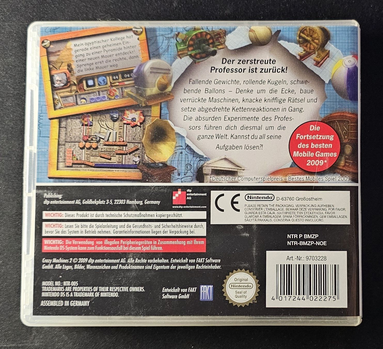 Nintendo Giochi: Nintendo DS | Crazy Machines 2 – Usato da Hermetschwil-Staffeln venduto da DominicKistler 1