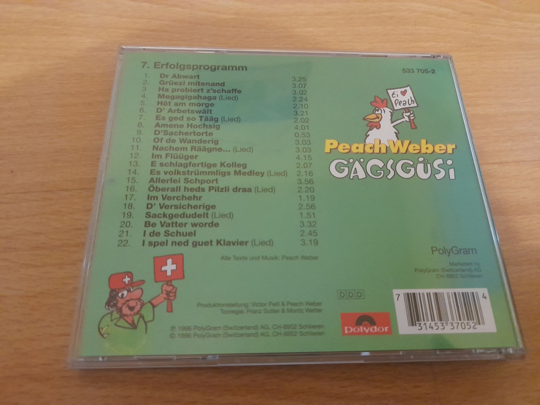 CD: CD Peach Weber - GÄGSGÜSI – Usato da Lustmühle venduto da chevi03 2