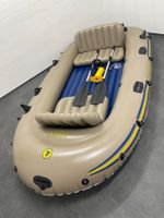 INTEX EXCURSION 4 Schlauchboot mit Paddel guter Zustand