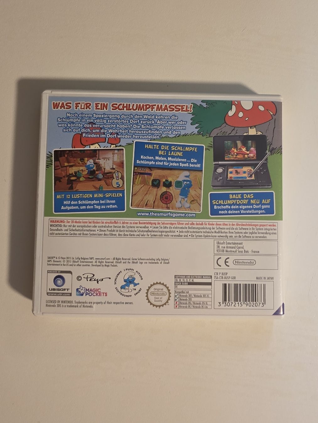 Nintendo Giochi: Die Schlümpfe Nintendo 3DS mit Originalhülle – Usato da Tafers venduto da whereyogamesat 1