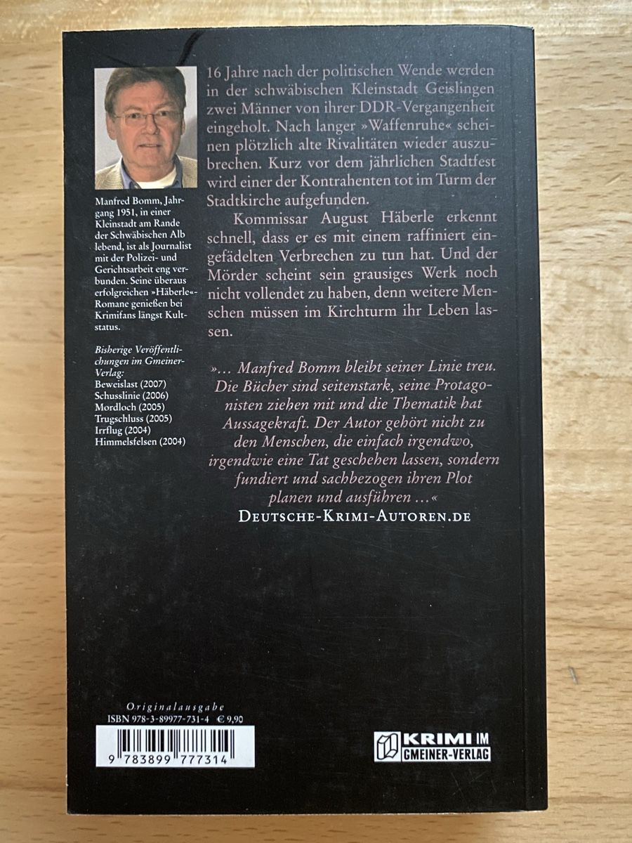 Libri: Schattennetz / Krimi - Manfred Bomm – Usato da Schwarzenburg venduto da Michellu 1
