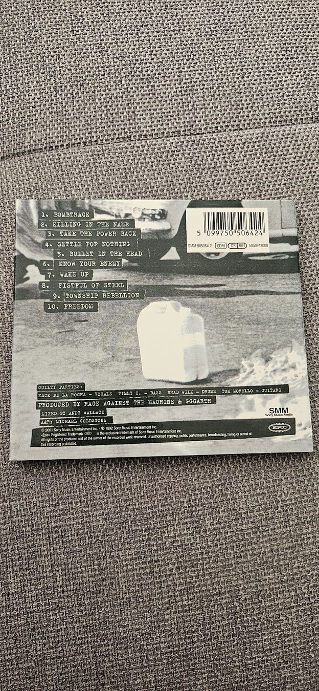 CDs: Rage Against The Machine - S/T – D'occasion à Bretigny-Morrens par Sachkiller 1
