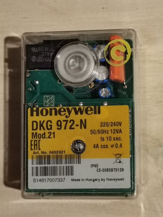 Contrôleur automatique de combustion Honeywell DKG 972-N Mod.21 0432021