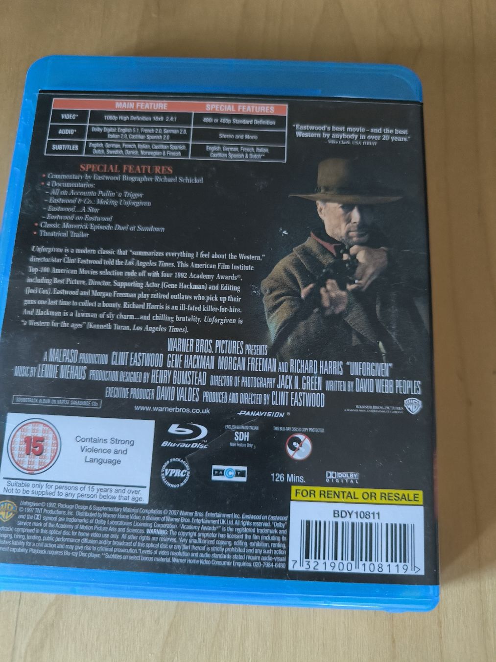 Alle DVDs: Unforgiven Blu Ray UK Version – Neu (gemäss Beschreibung) aus Zürich von kev_pbg7 1
