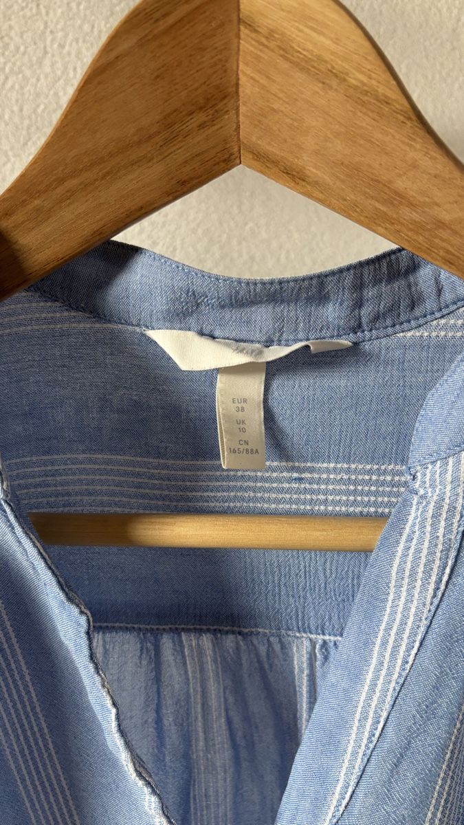 H&M Camicette: Hemd, hell blau gestreift, gr. 38 – Nuovo (secondo la descrizione) da Vilters venduto da Sidsel_M 2