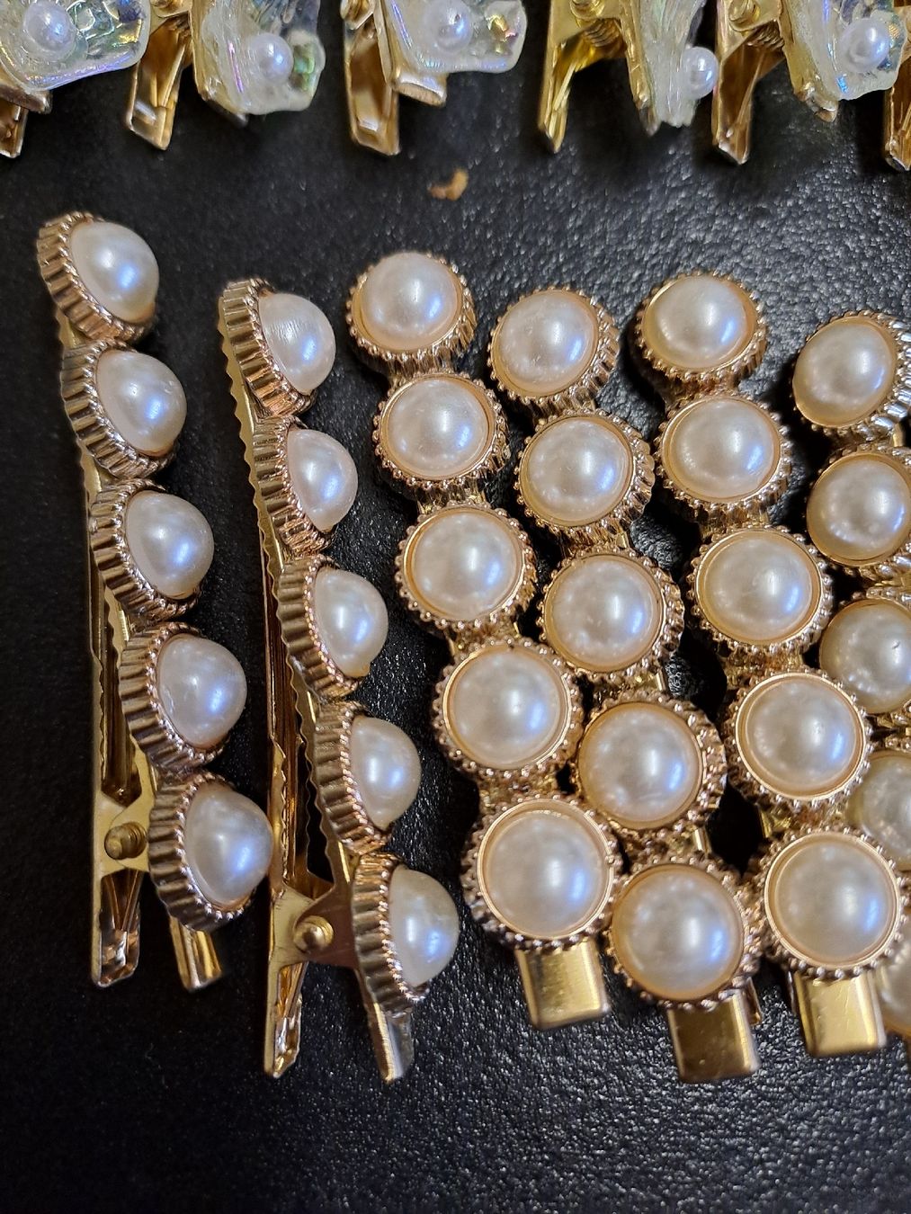 Accessori per capelli: Restposten 40 Haarklammern Perlen – Nuovo e nell'imballaggio originale da Uznach venduto da Walaylatiere 2