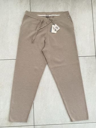 Modische Jersey Hose aus Wolle von NILE. Gr. L. Neu. Wolle.