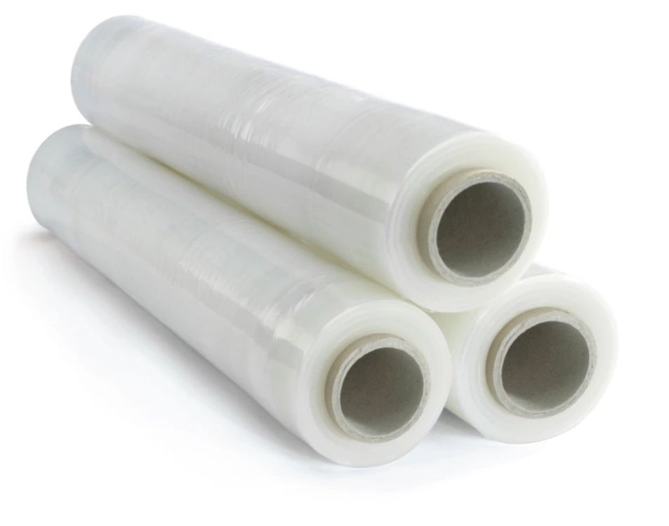 Rollen Stretchfolie Stretchfolie PE 500 Mm 20 My 300 Lfm Transparent 6 Stück Baufolie Extra Stark Transparent