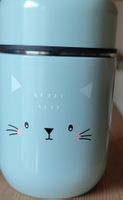 Kinder Thermosbecher Katze mintgrün gebraucht