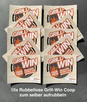 10x Rubbellose GRILL-WIN zum selber aufrubbeln