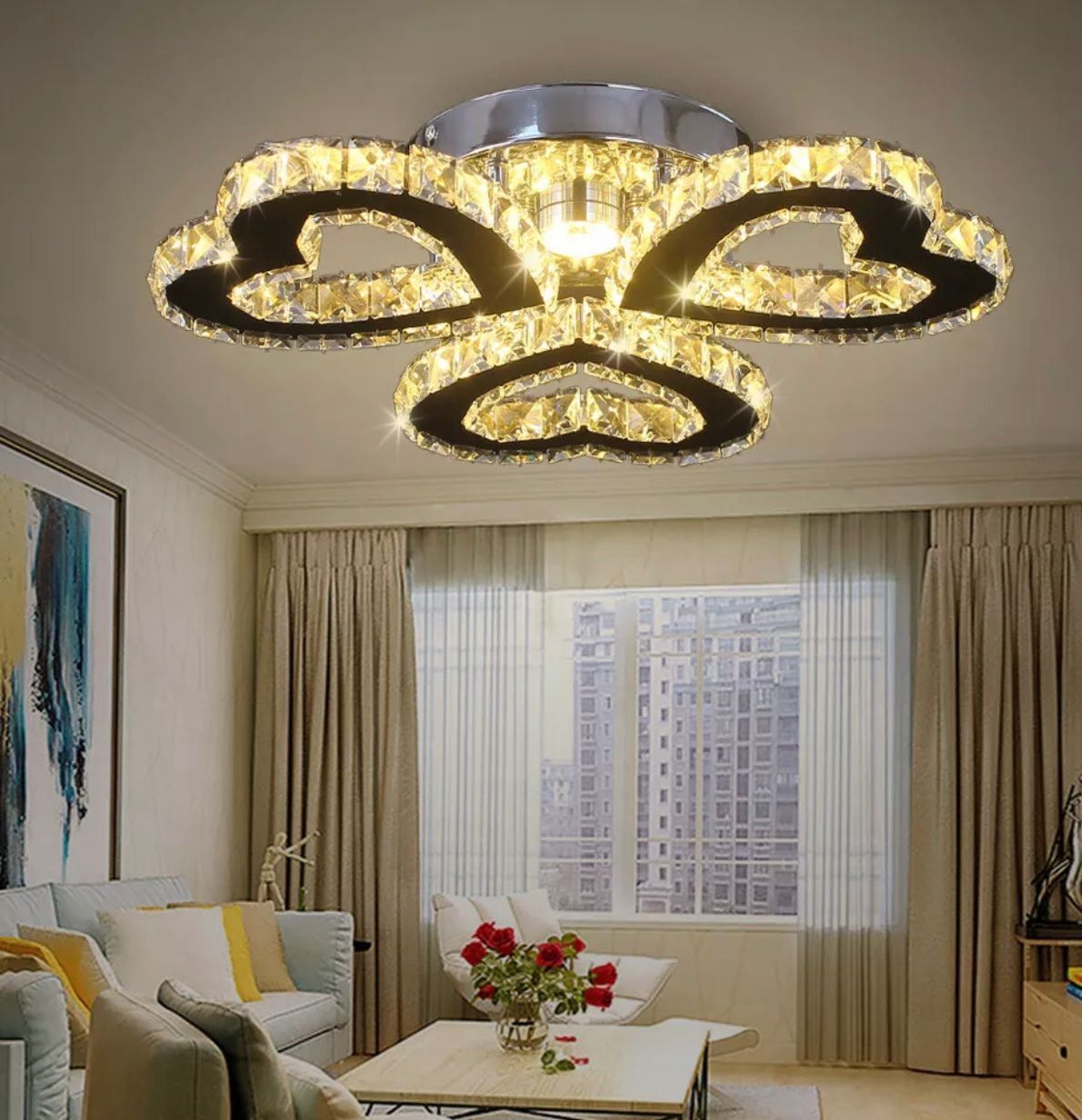 Lampade: +Moderne Kristallleuchter Lampe herz – Nuovo e nell'imballaggio originale da Amriswil venduto da JaJa-Express 1