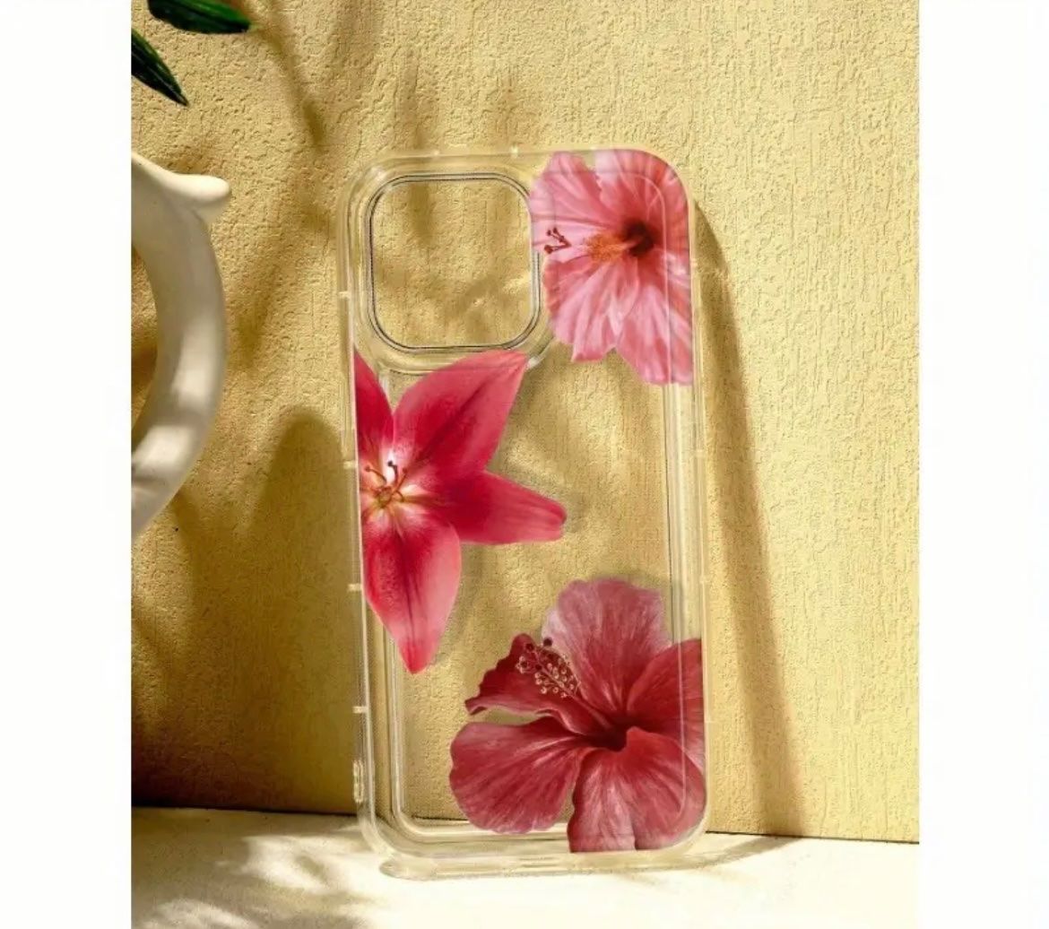 Apple Cover & Protezioni schermo: NEU iPhone 13 Case mit Hibiskus Blumen Muster – Nuovo e nell'imballaggio originale da Kriessern venduto da loolah 1