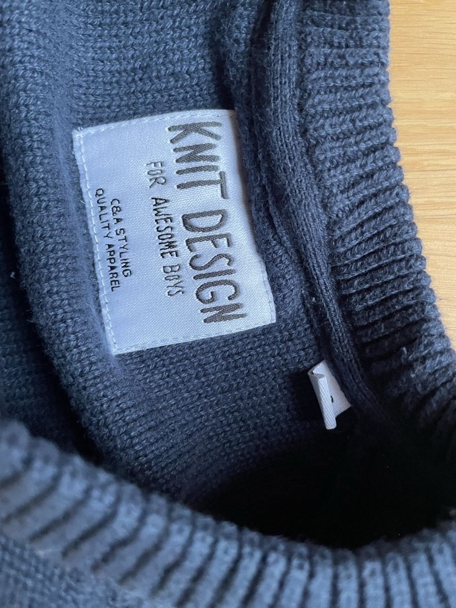 C&A Pullover & Sweatshirts: C&A Strickpullover Gr. 140, blau-rot-weiss – Gebraucht aus Bern von brup 3