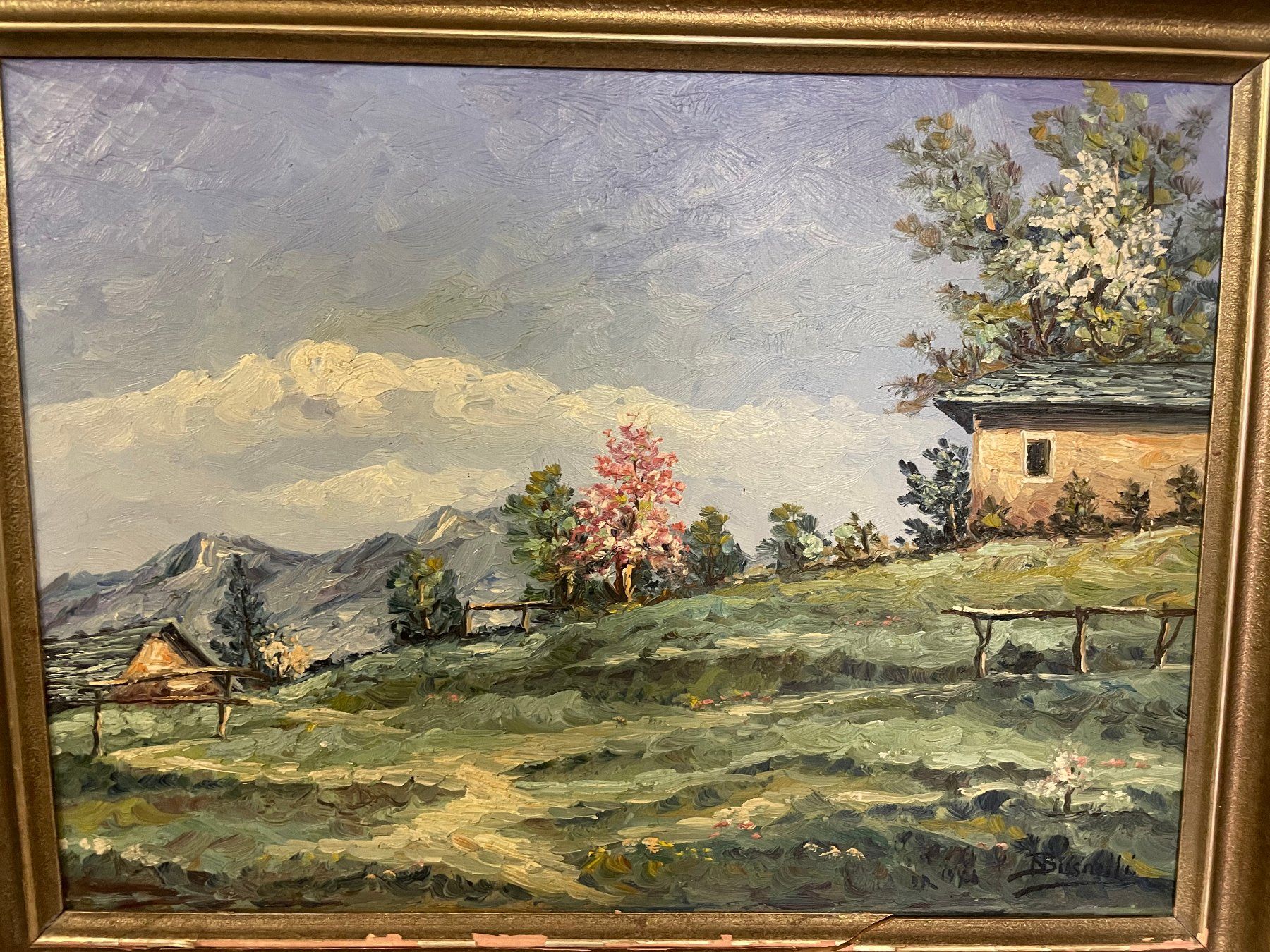 Dipinti: tableau du peintre N.Busnelli – Usato da La Croix (Lutry) venduto da netrajet 5