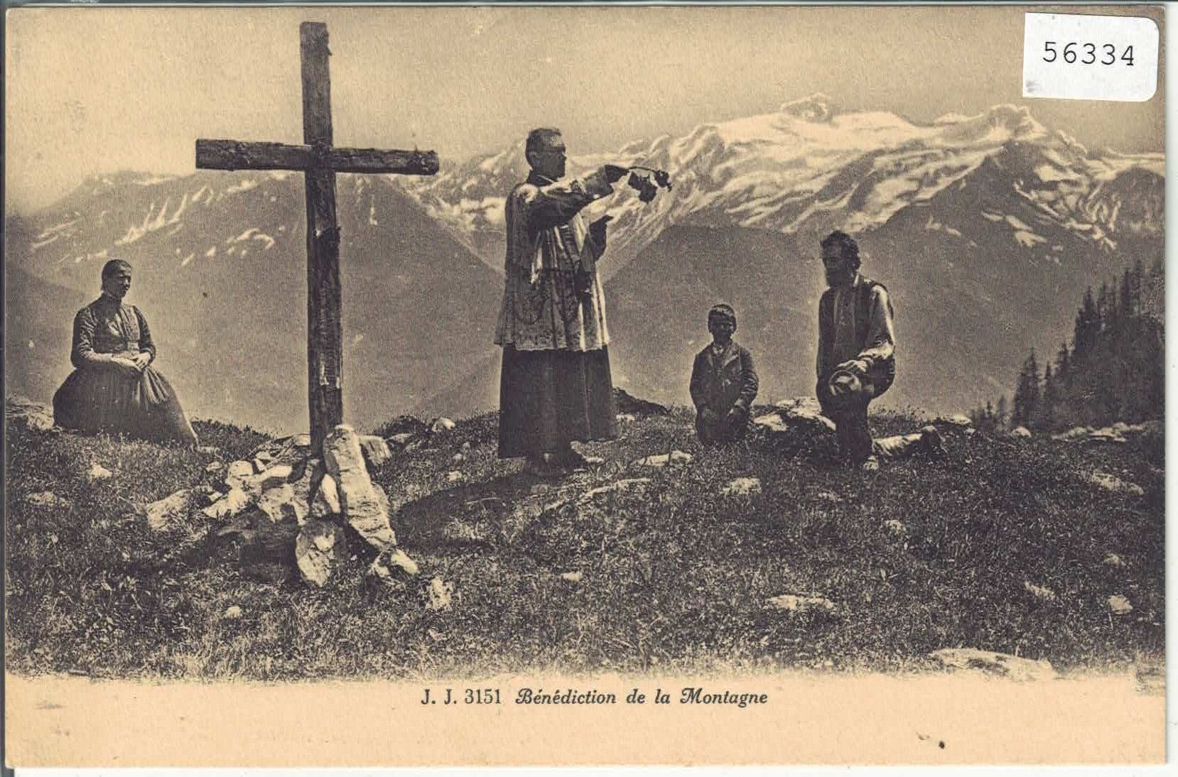 Cartoline postali: Benediction de la Montagne – Usato da Ettingen venduto da Kartenplanet