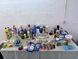 Reinigungsmittel und Heimwerkerbedarf Konvolut -Gebraucht (6