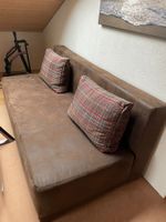 Braunes Bettsofa (ausziehbar) - Top Zustand!