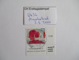 Voll Ort Ersttagsstempel 6436 Muotathal
