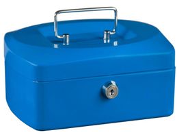 Geldkassette Mini, Größe 125 x 95 x 60 mm, Farbe Blau 1 Stk.
