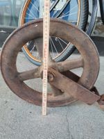 Schwere Umlenkrolle aus Gusseisen, Seilrolle, Aufzugsrolle
