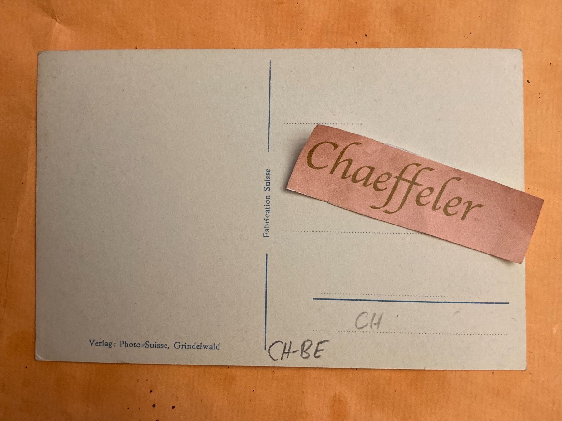 Cartes postales: 1271 Hotel Männlichen – D'occasion à Zürich par Chaeffeler 1