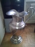 grand pitch 10kg étain 62cm + fontaine vin ancien collection